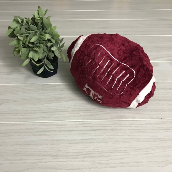 Texas A & M Aggies plush stuffed mascot football zipper converts teddy  football - Picture 2 of 8